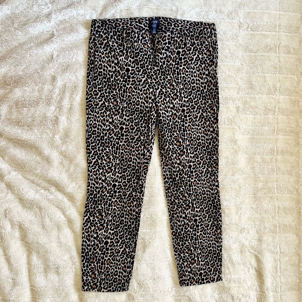 J. Crew Leopard Print Winnie Pants